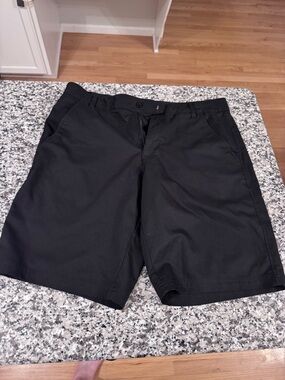 Fila Men's Black Casual Shorts - Classic Everyday Style